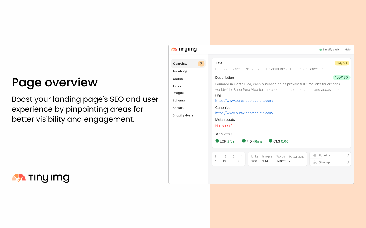 TinyIMG Shopify SEO Extension & Inspector chrome谷歌浏览器插件_扩展第3张截图
