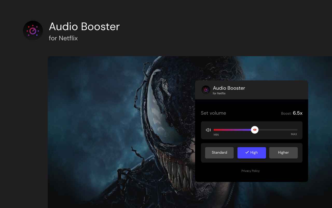 Netflix 音频增强器 chrome谷歌浏览器插件_扩展第1张截图