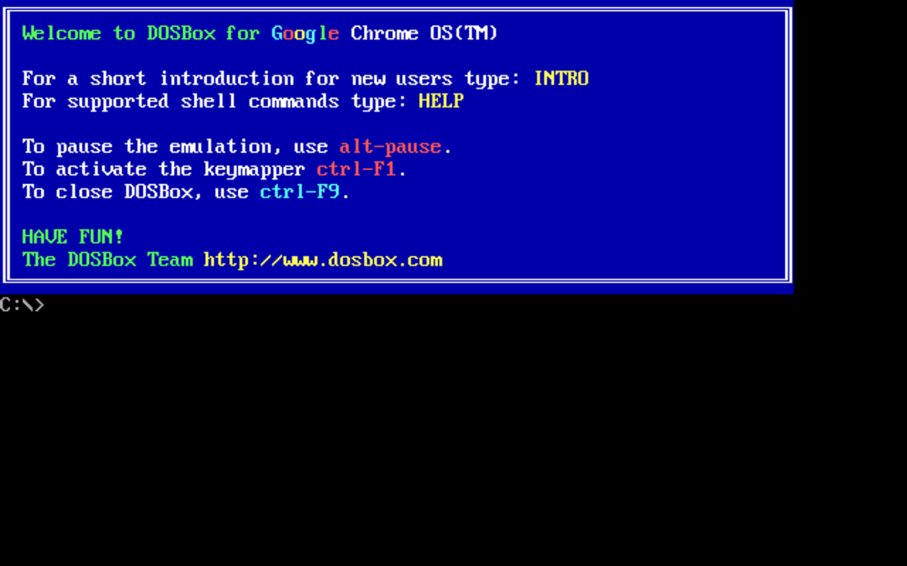 DOSBox chrome谷歌浏览器插件_扩展第3张截图