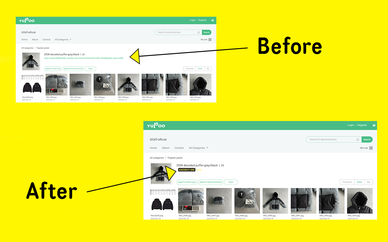 Repcentral Kakobuy Helper - Convert Links chrome谷歌浏览器插件_扩展第4张截图