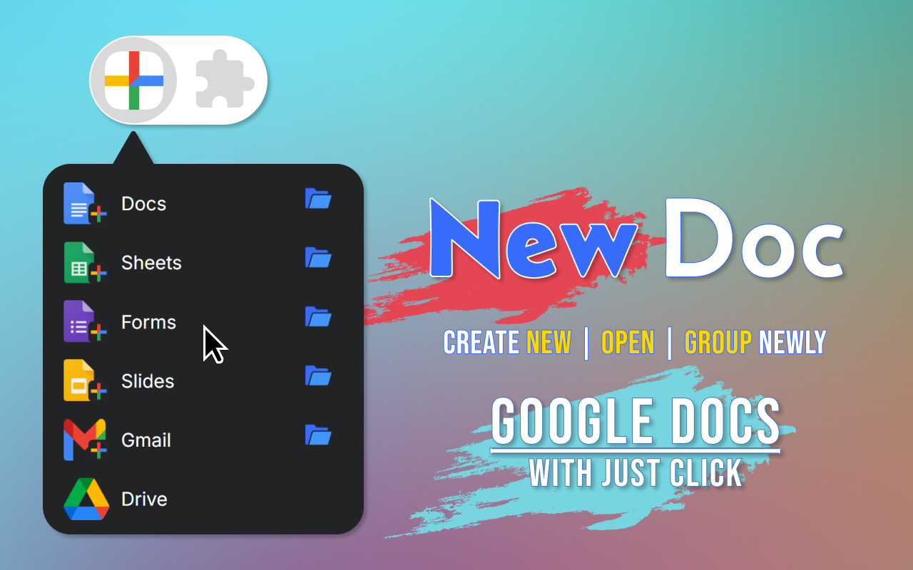 新文档 - Create Google Docs chrome谷歌浏览器插件_扩展第3张截图