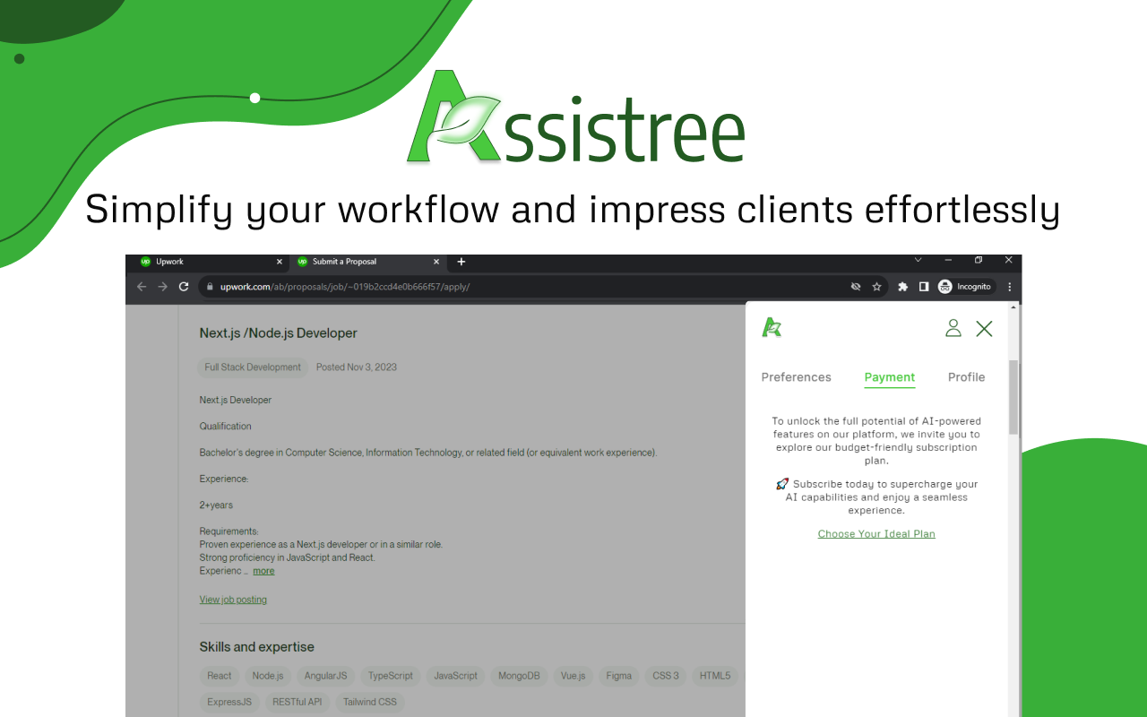 Assistree chrome谷歌浏览器插件_扩展第3张截图