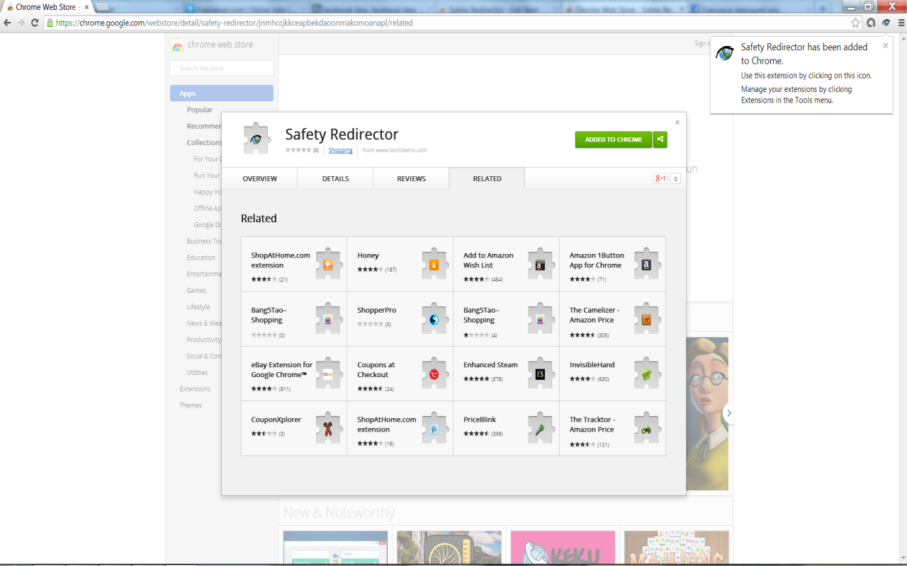 Safety Redirector Pro chrome谷歌浏览器插件_扩展第1张截图