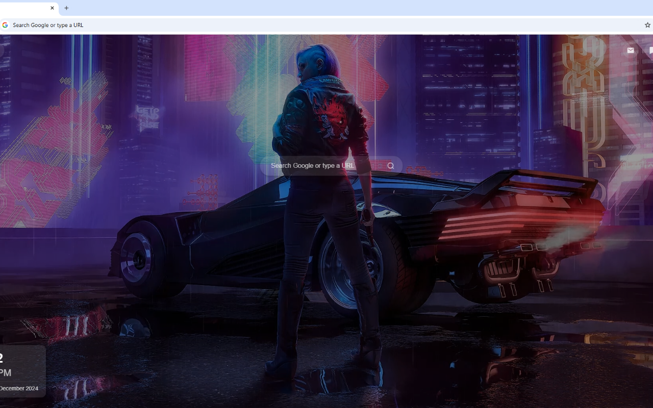 Cyberpunk Live Theme chrome谷歌浏览器插件_扩展第1张截图