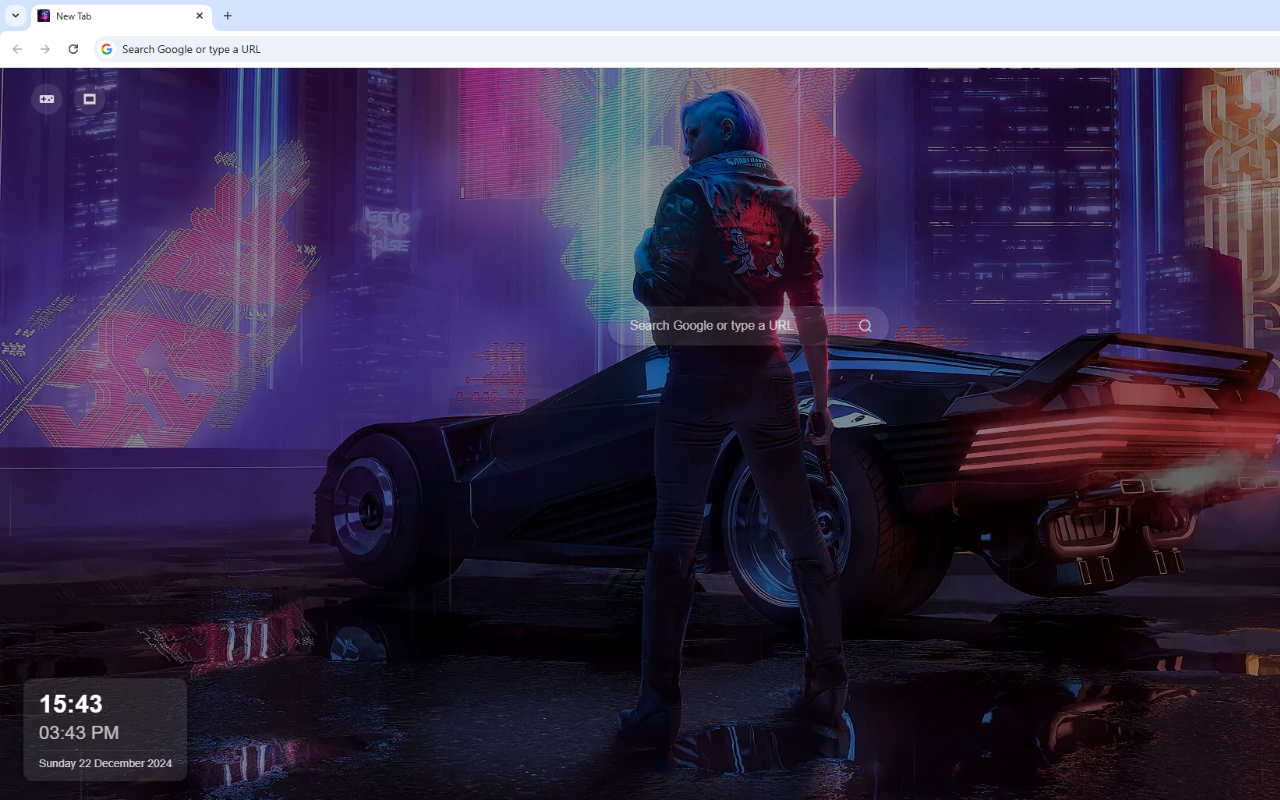 Cyberpunk Live Theme chrome谷歌浏览器插件_扩展第4张截图