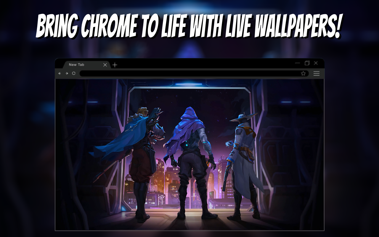 Cypher X Omen X Sova Valorant Live Wallpaper chrome谷歌浏览器插件_扩展第1张截图