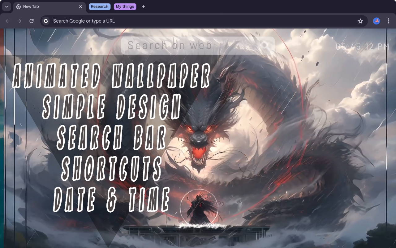 Silver Dragon Live Wallpaper chrome谷歌浏览器插件_扩展第1张截图