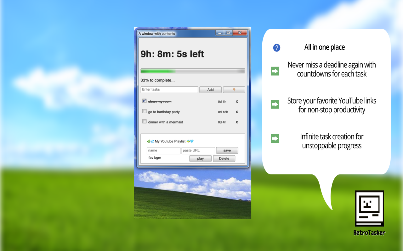 RetroTasker chrome谷歌浏览器插件_扩展第4张截图