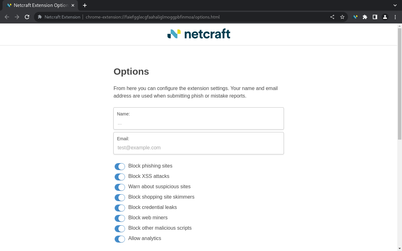Netcraft Extension chrome谷歌浏览器插件_扩展第1张截图