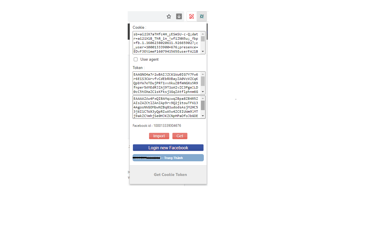 Get Token Cookie chrome谷歌浏览器插件_扩展第1张截图