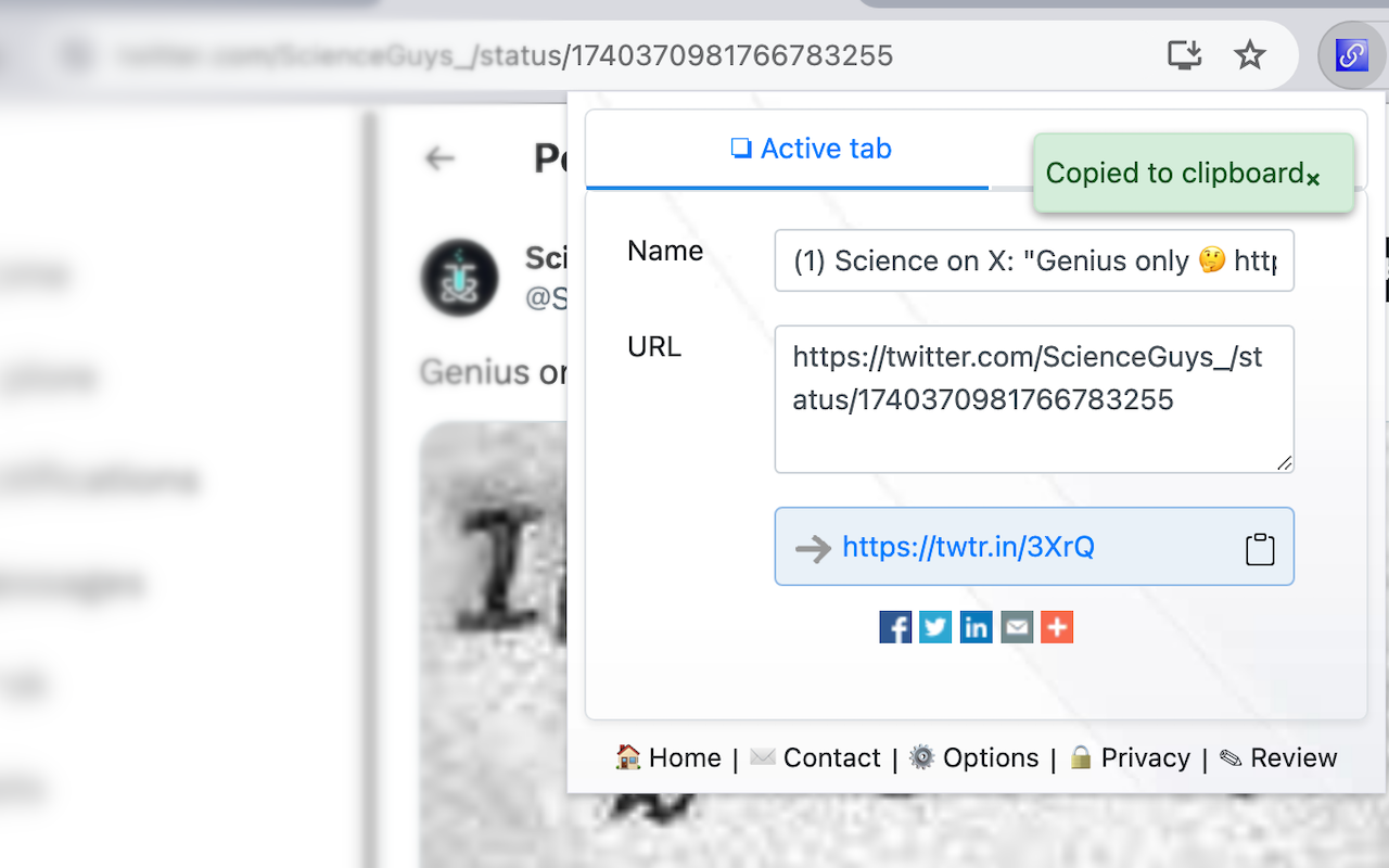 Best URL Shortener chrome谷歌浏览器插件_扩展第2张截图