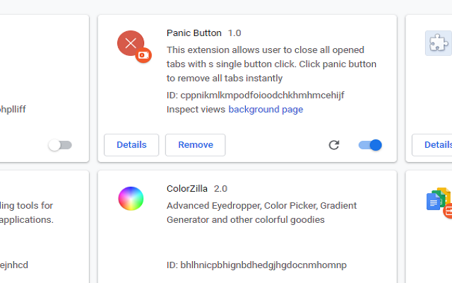 Panic Button chrome谷歌浏览器插件_扩展第1张截图