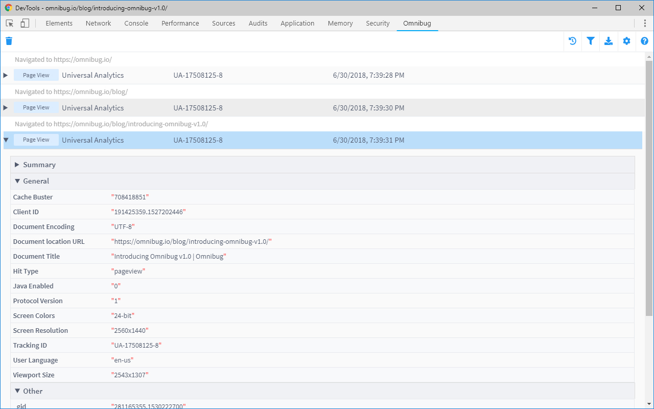 Omnibug chrome谷歌浏览器插件_扩展第1张截图