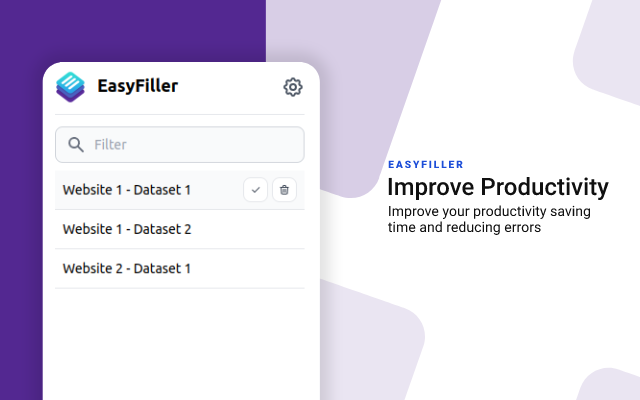 EasyFiller - Automatic Form Filler chrome谷歌浏览器插件_扩展第1张截图