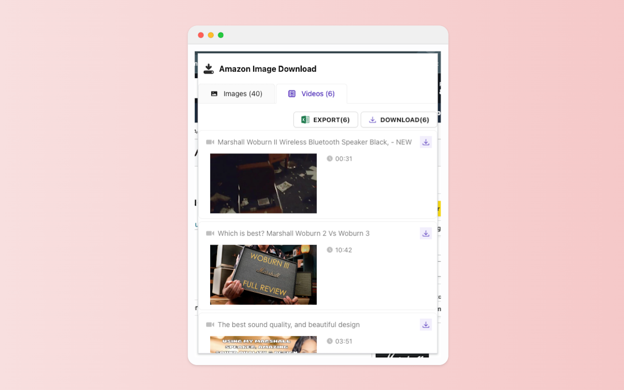 Amazon Image Download - Image & Video chrome谷歌浏览器插件_扩展第2张截图