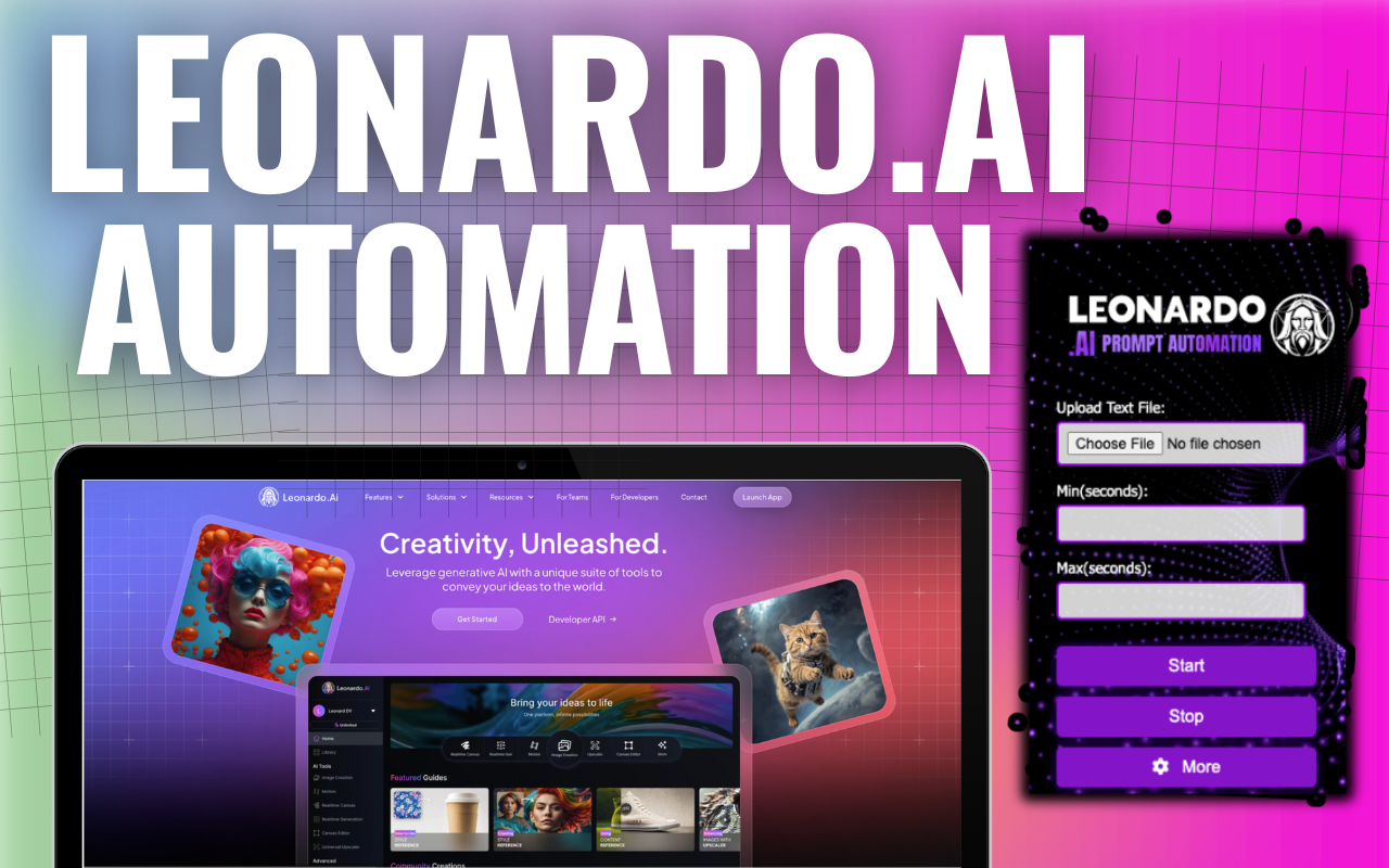 Leonardo.Ai Prompt Automation Ai Generator chrome谷歌浏览器插件_扩展第4张截图