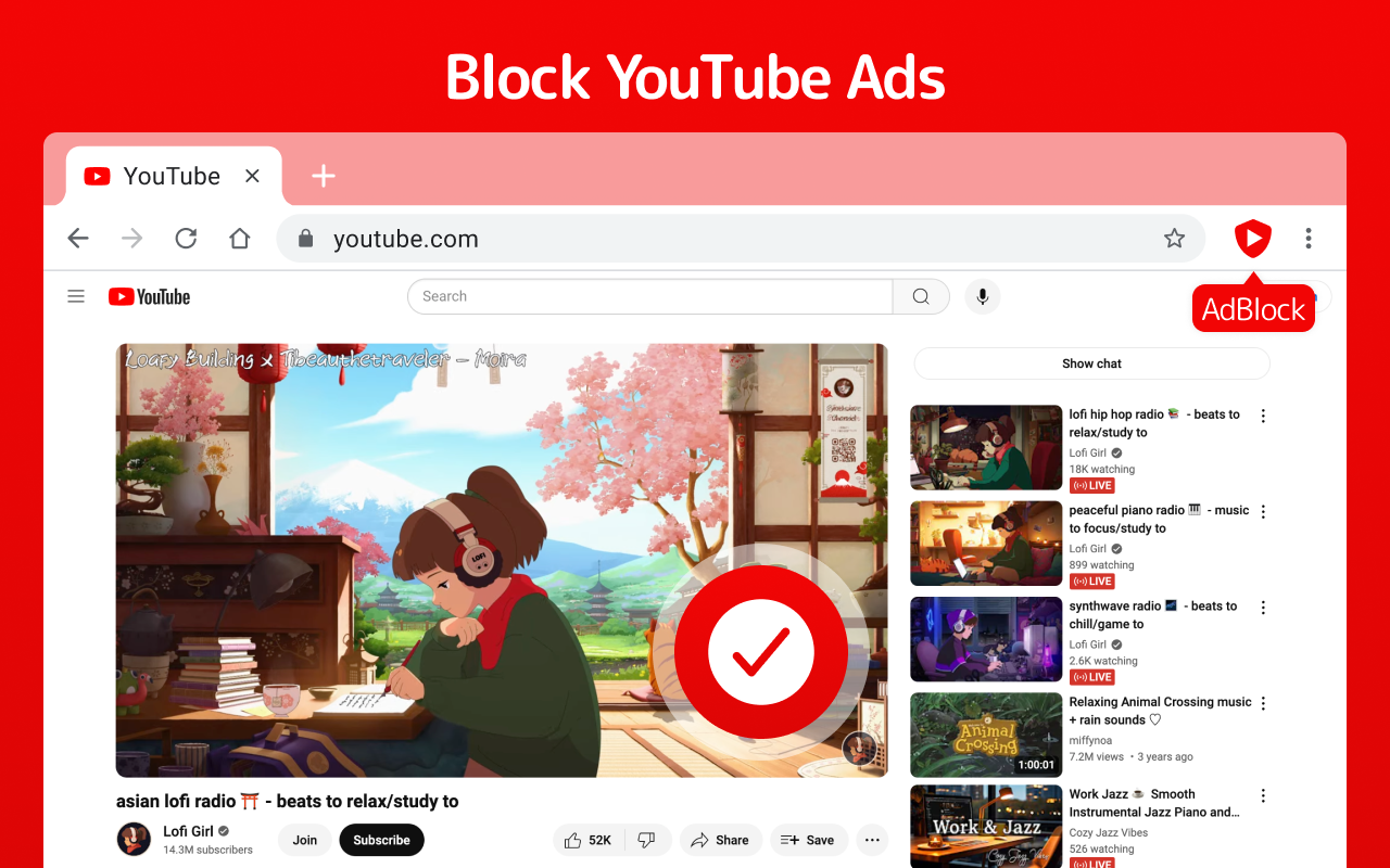AdBlock Max: Ad Blocker for YouTube chrome谷歌浏览器插件_扩展第2张截图