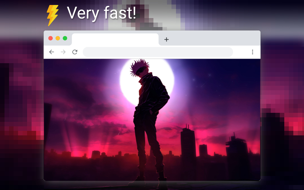 Gojo Moonlight Stars Jujutsu Kaisen Gameograf chrome谷歌浏览器插件_扩展第3张截图