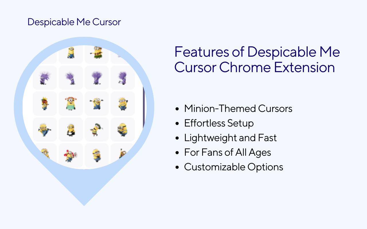 Despicable Me Cursor chrome谷歌浏览器插件_扩展第1张截图