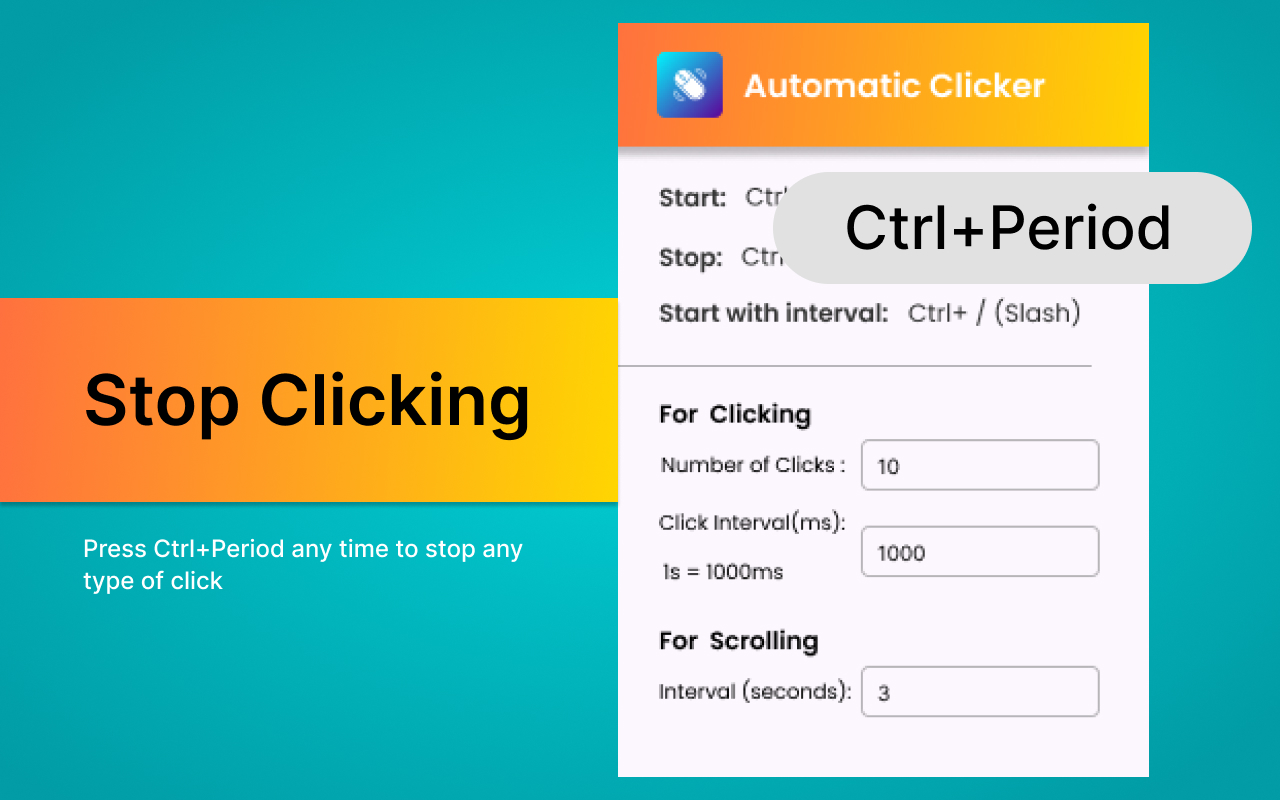 Automatic Clicker chrome谷歌浏览器插件_扩展第1张截图