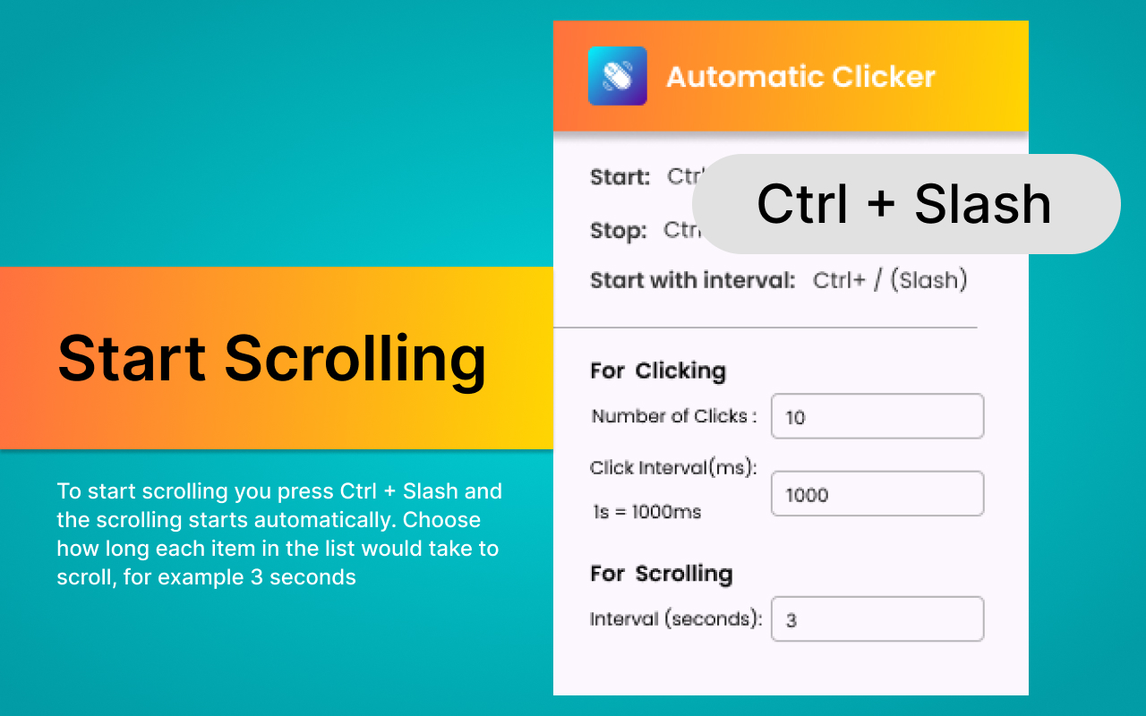 Automatic Clicker chrome谷歌浏览器插件_扩展第2张截图