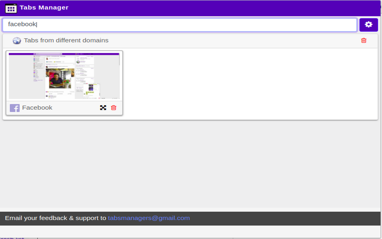 Tabs Manager chrome谷歌浏览器插件_扩展第1张截图
