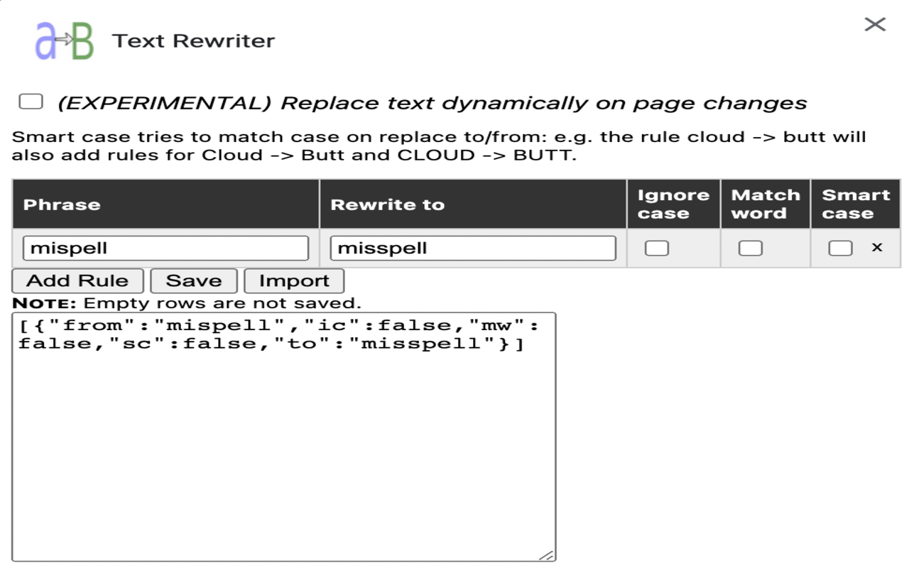 Text Rewriter chrome谷歌浏览器插件_扩展第1张截图
