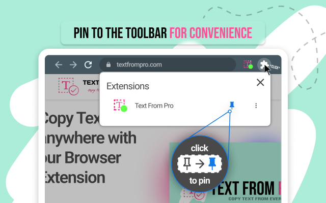 Text From PRO - 从任何地方复制文本 chrome谷歌浏览器插件_扩展第1张截图