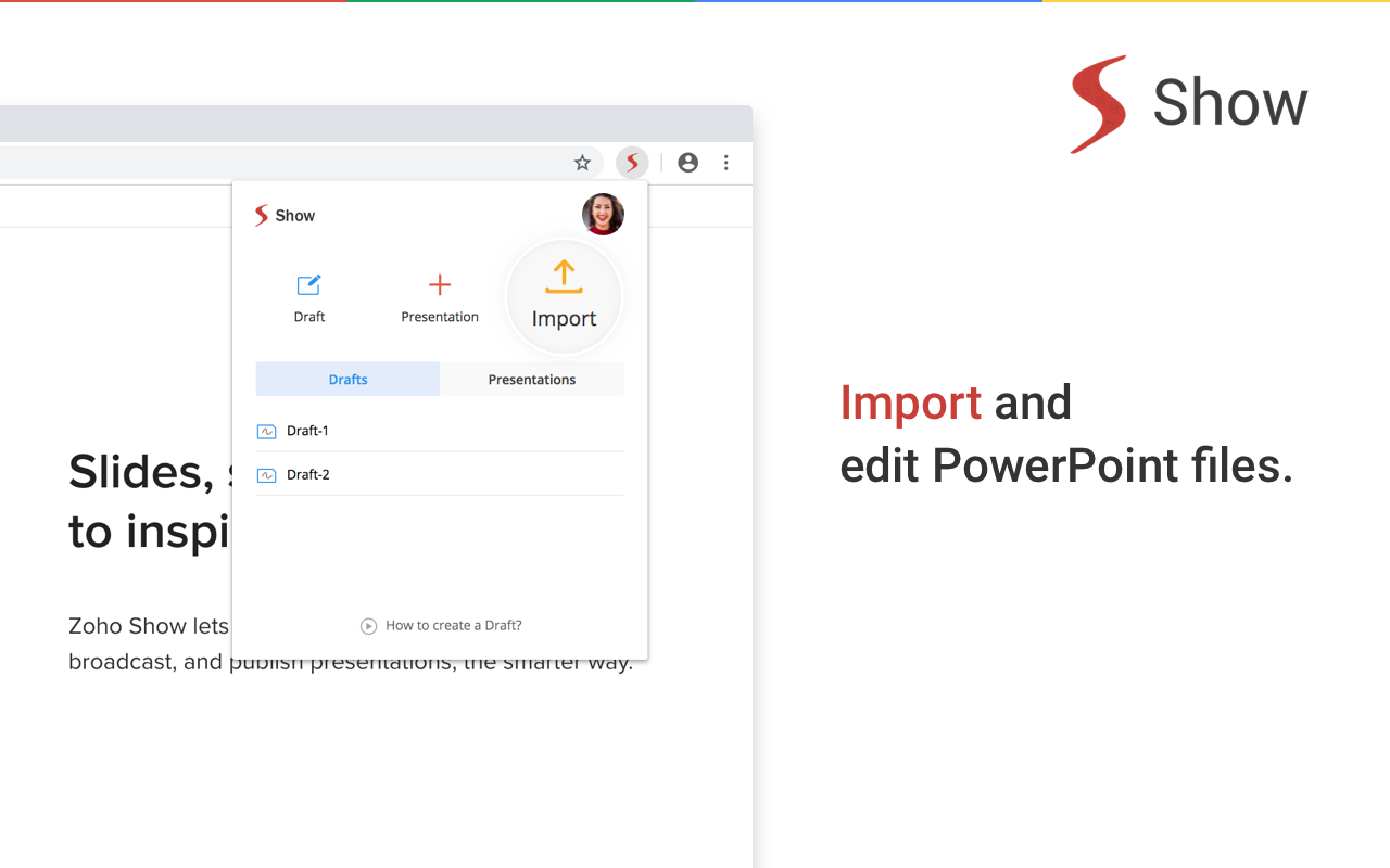 Zoho Show chrome谷歌浏览器插件_扩展第2张截图