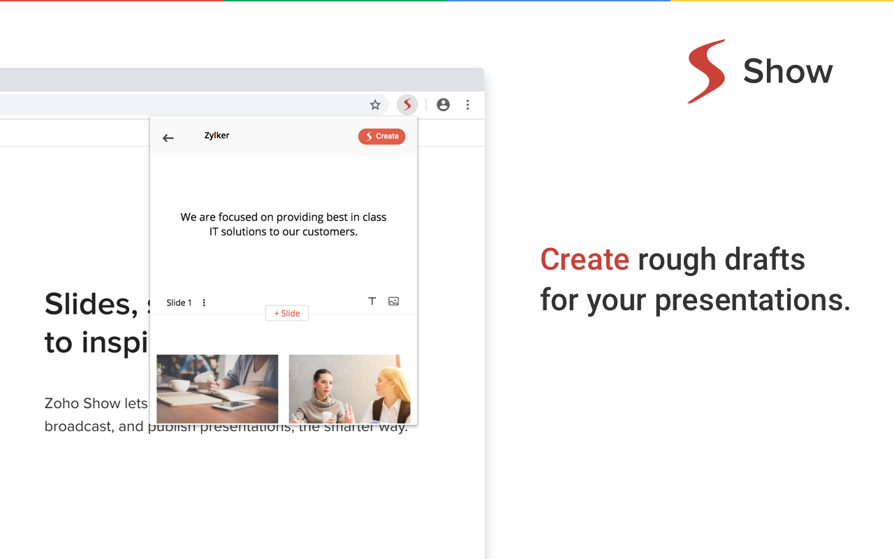 Zoho Show chrome谷歌浏览器插件_扩展第3张截图