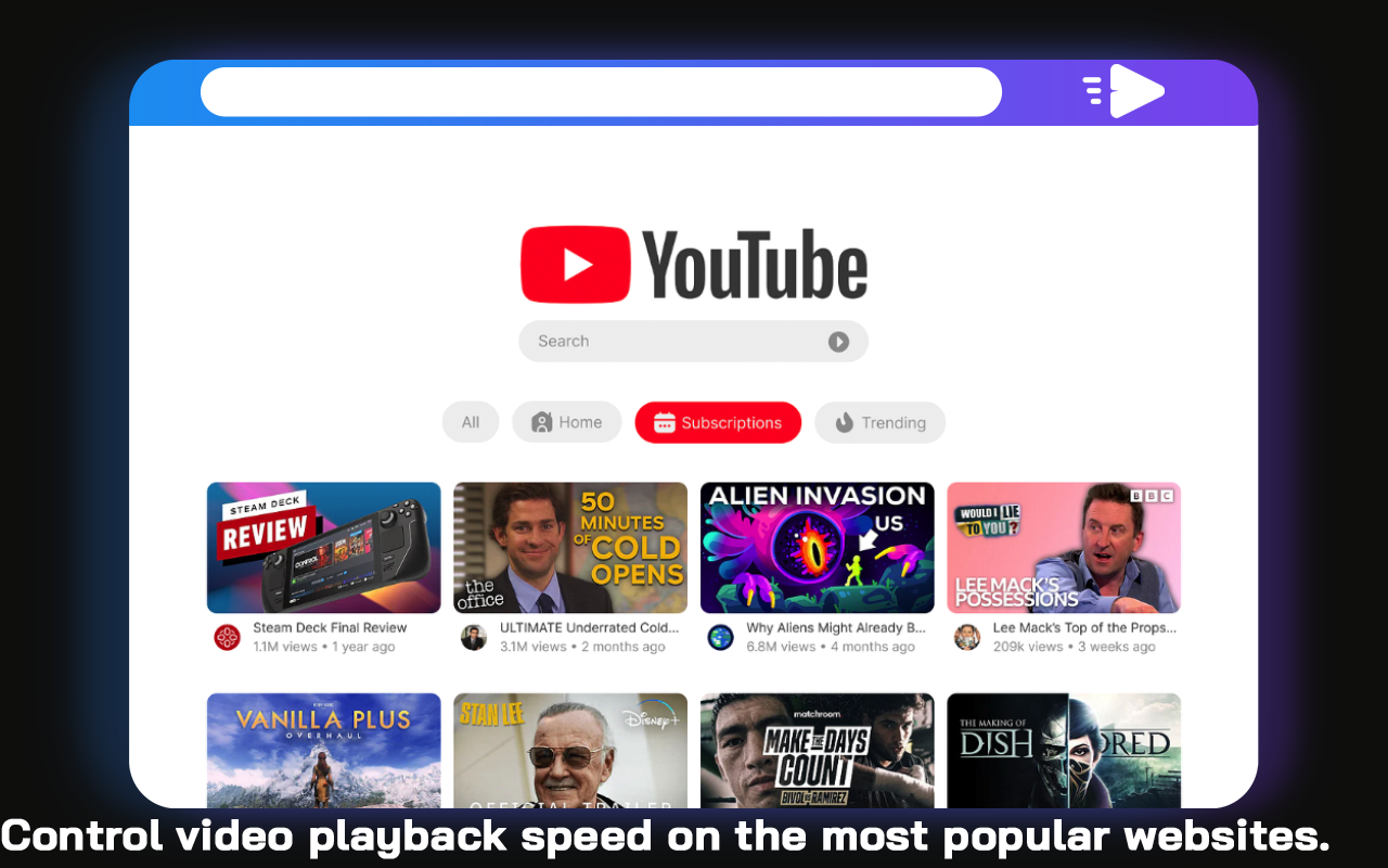 Video Speed Up Controller for Chrome ⏩ chrome谷歌浏览器插件_扩展第2张截图