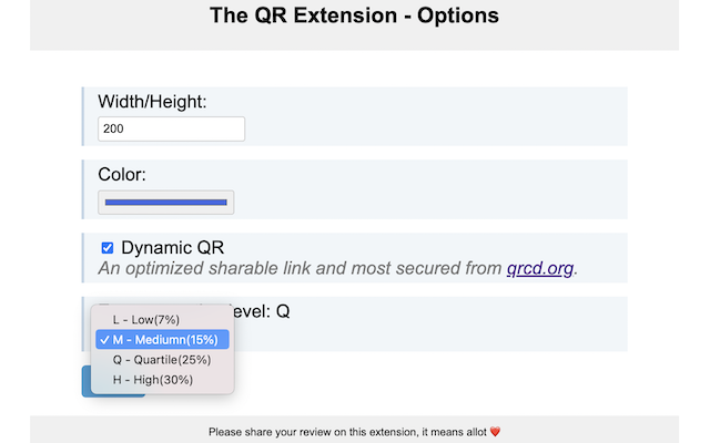The QR Extension chrome谷歌浏览器插件_扩展第3张截图