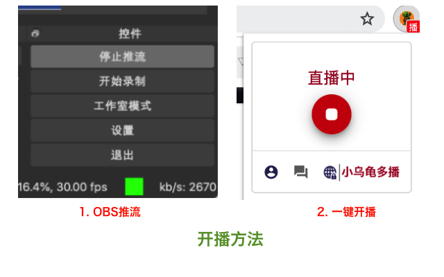 小乌龟多播 - 海外轻松直播bilibili哔哩哔哩 (主播必备 送免费播时) chrome谷歌浏览器插件_扩展第1张截图