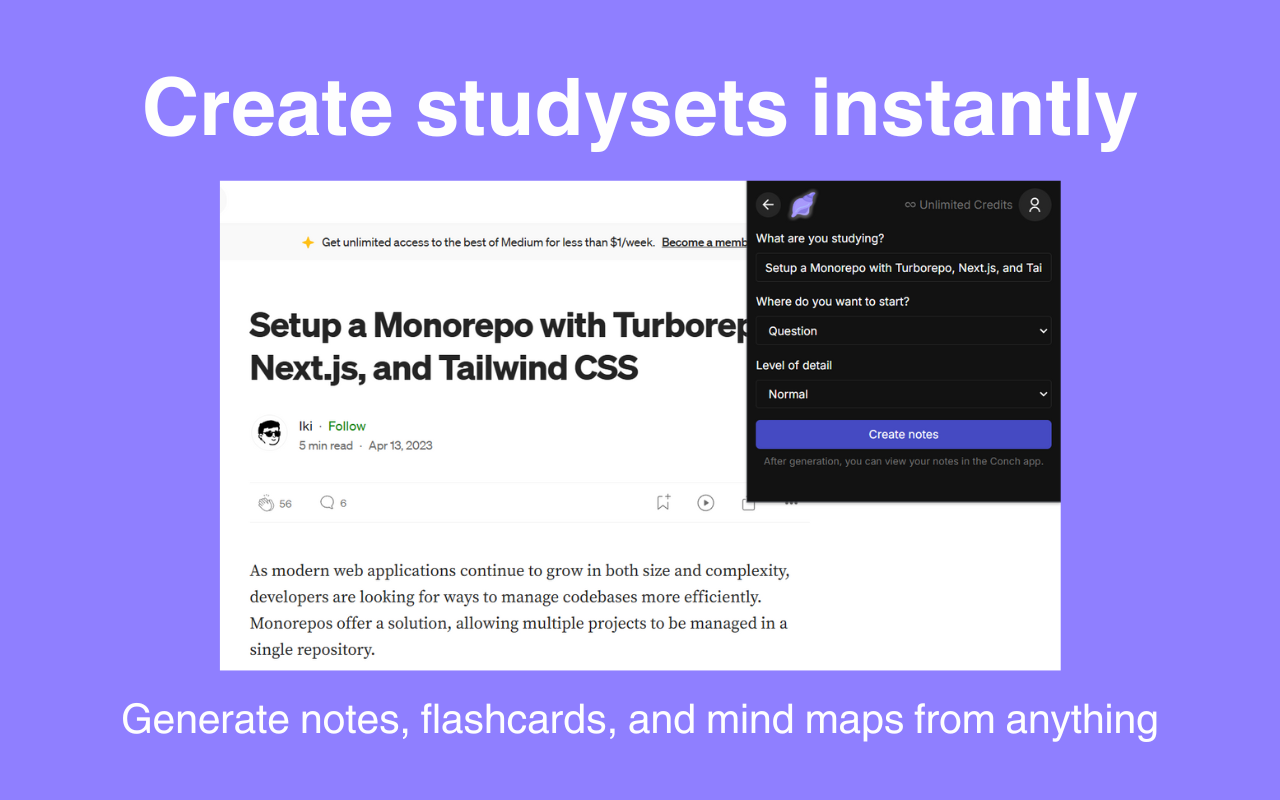 Conch AI chrome谷歌浏览器插件_扩展第3张截图