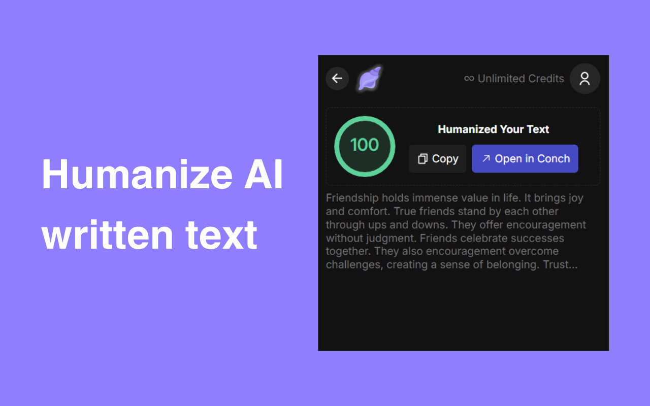 Conch AI chrome谷歌浏览器插件_扩展第5张截图