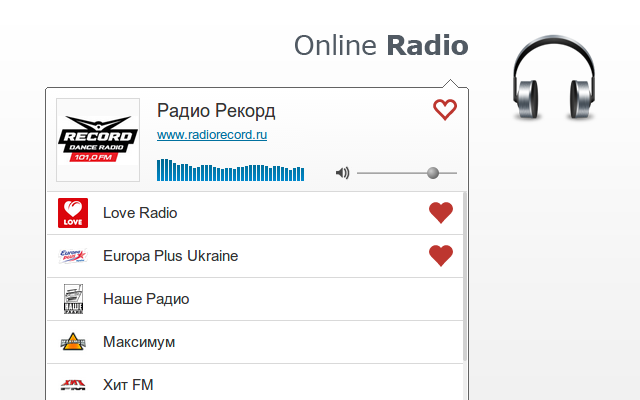 Online Radio chrome谷歌浏览器插件_扩展第2张截图