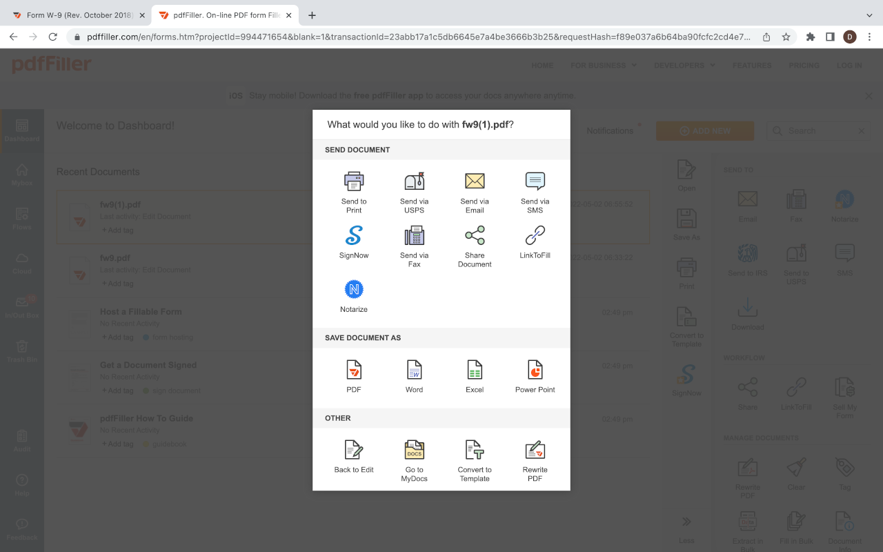 PDF Editor for Chrome:Edit, Fill, Sign, Print chrome谷歌浏览器插件_扩展第3张截图