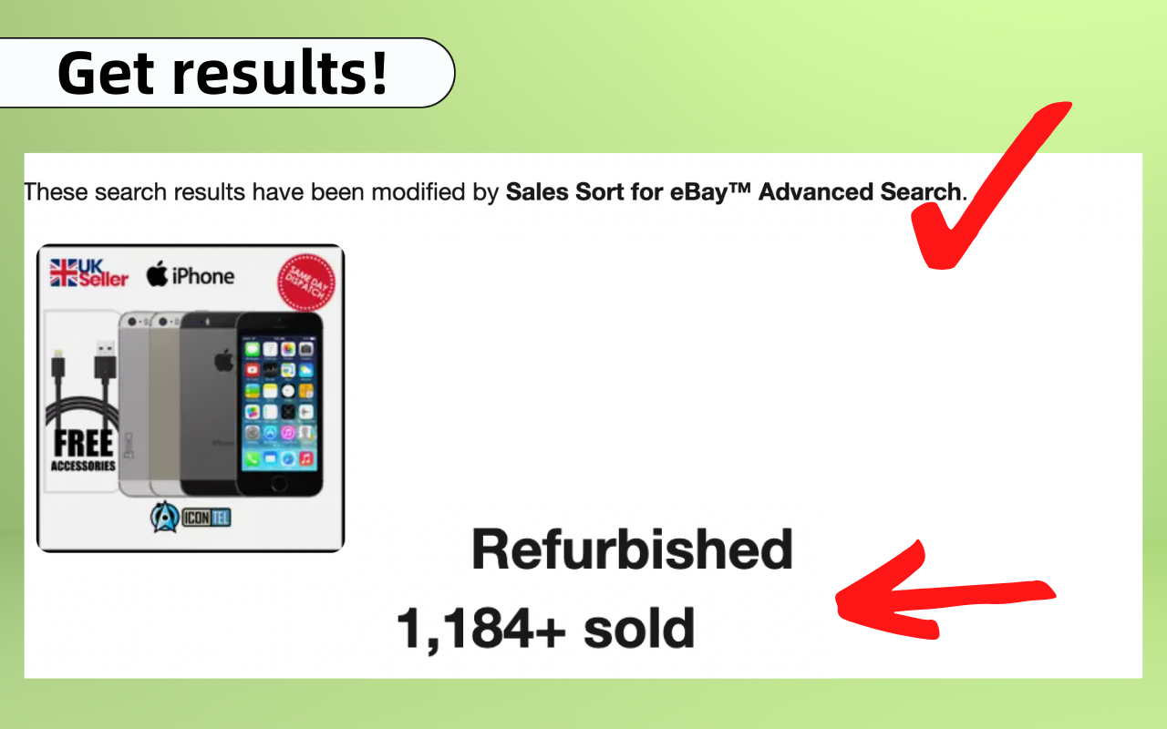 Sales Sort for eBay™ Advanced Search chrome谷歌浏览器插件_扩展第3张截图