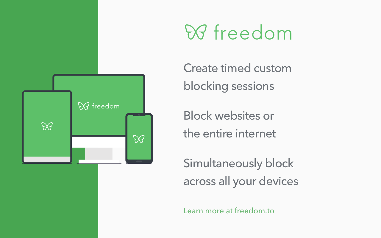 Freedom - Website Blocker for Chrome chrome谷歌浏览器插件_扩展第3张截图