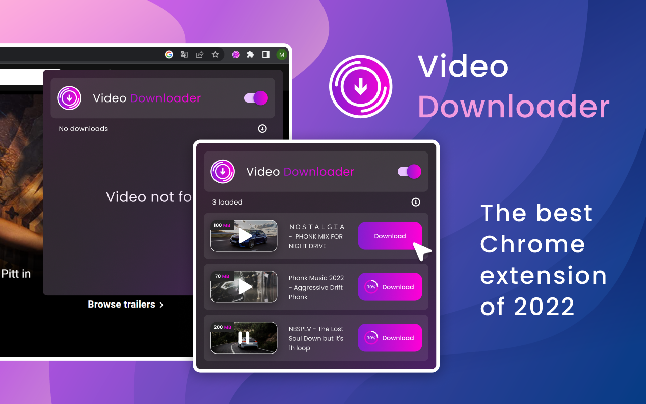 Video Downloader chrome谷歌浏览器插件_扩展第2张截图
