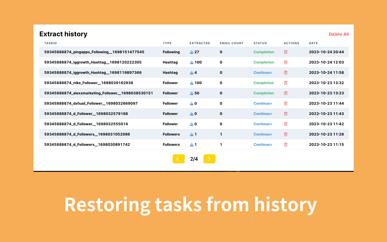 Super Export Tool - Instagram 用户资料导出工具 chrome谷歌浏览器插件_扩展第3张截图
