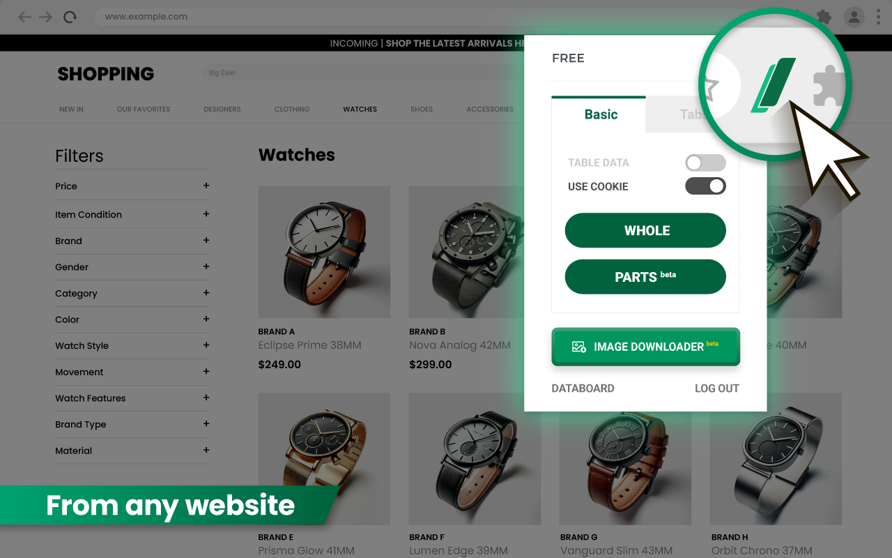Listly - Web Scraping chrome谷歌浏览器插件_扩展第4张截图