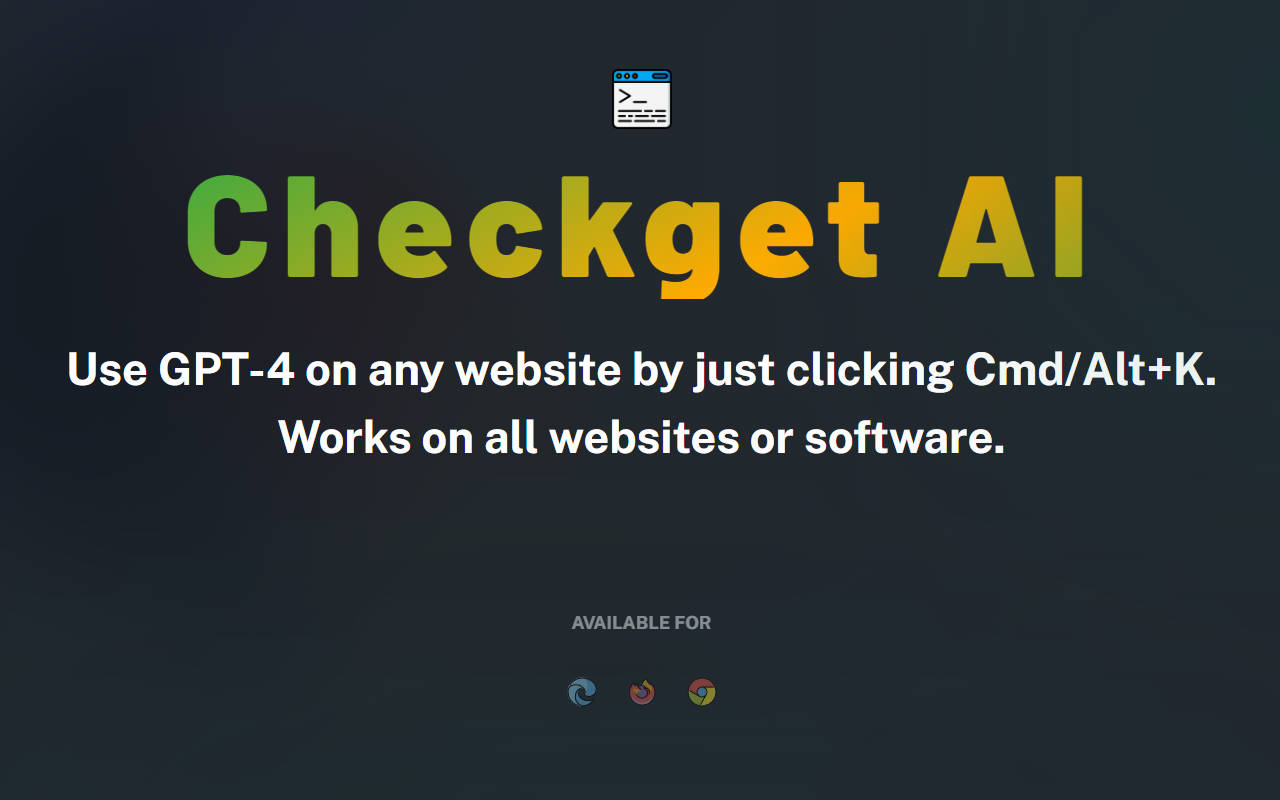Checkget AI - ChatGPT 智能助手 chrome谷歌浏览器插件_扩展第1张截图