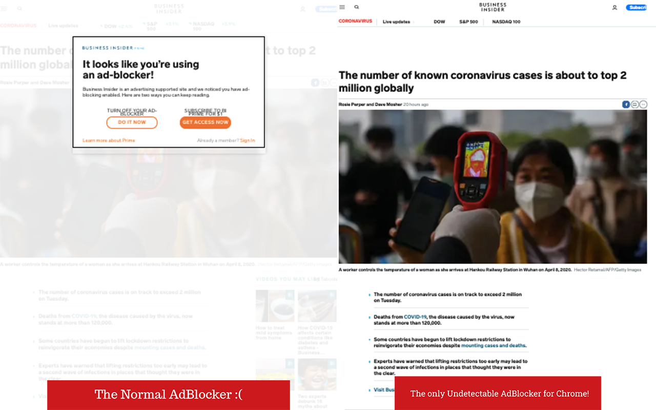 Undetectable AdBlocker chrome谷歌浏览器插件_扩展第2张截图