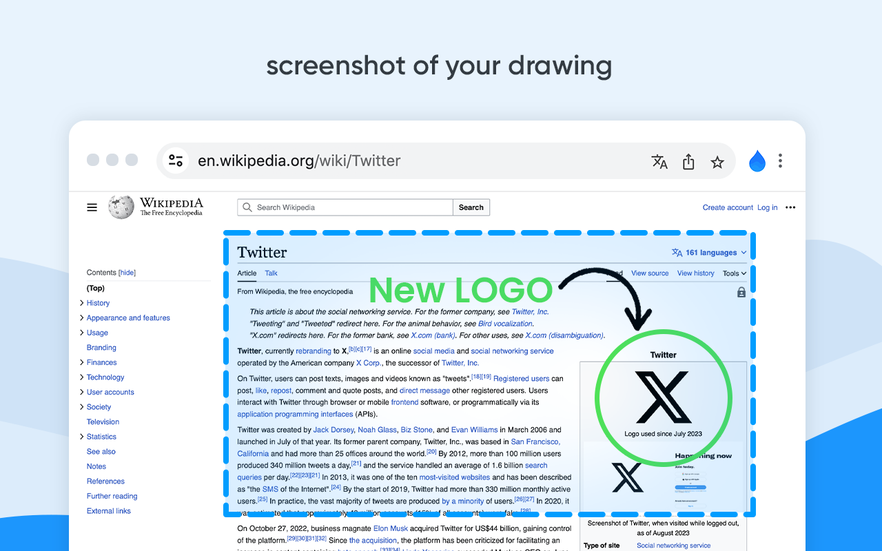 网络绘画 - 页标记和编辑器 chrome谷歌浏览器插件_扩展第2张截图