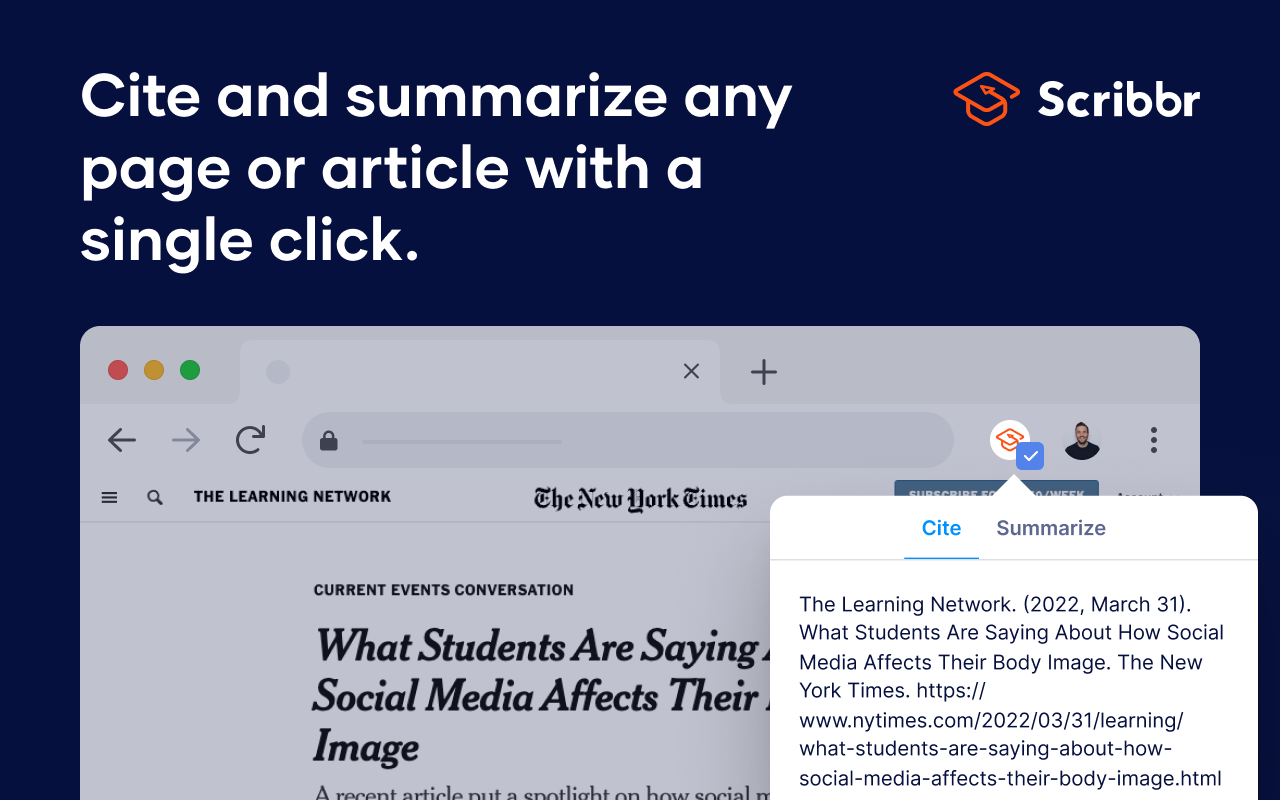 Scribbr Citation Generator chrome谷歌浏览器插件_扩展第2张截图