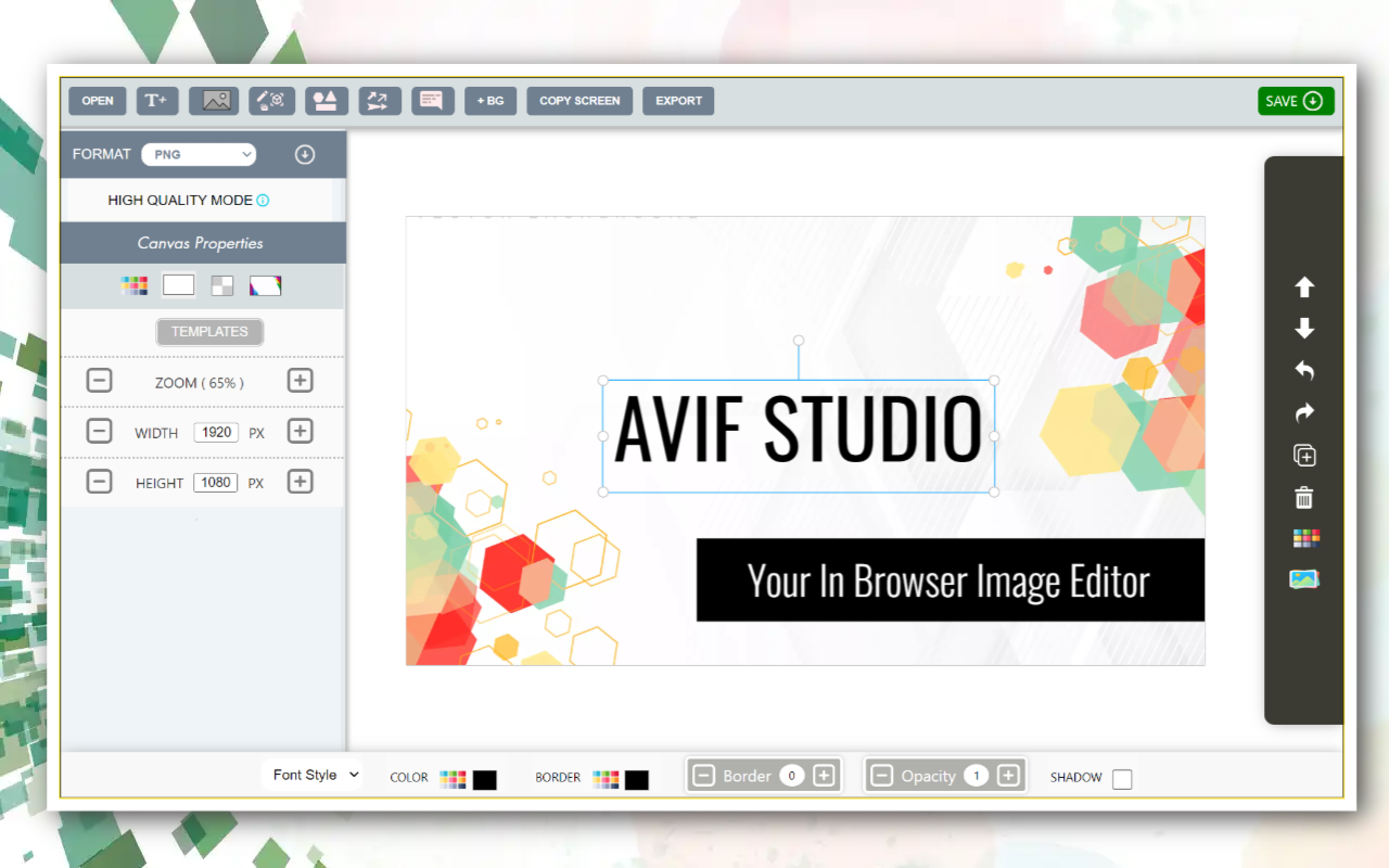 AVIF Studio - Image Editor With AVIF Support chrome谷歌浏览器插件_扩展第4张截图