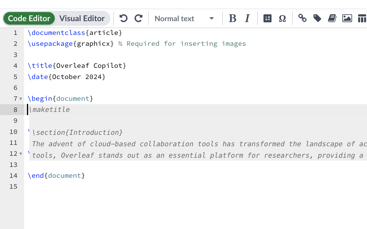 Overleaf Copilot chrome谷歌浏览器插件_扩展第5张截图