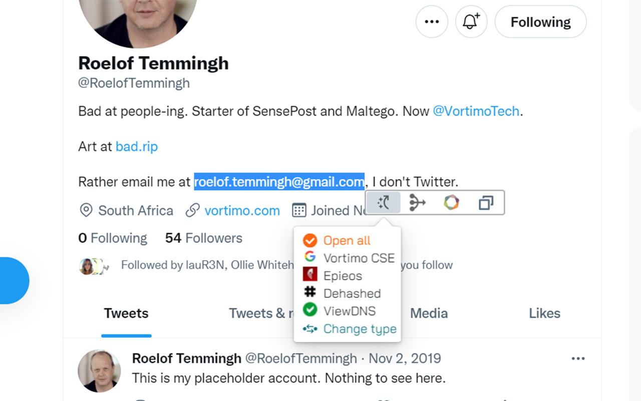 Vortimo OSINT-tool chrome谷歌浏览器插件_扩展第4张截图