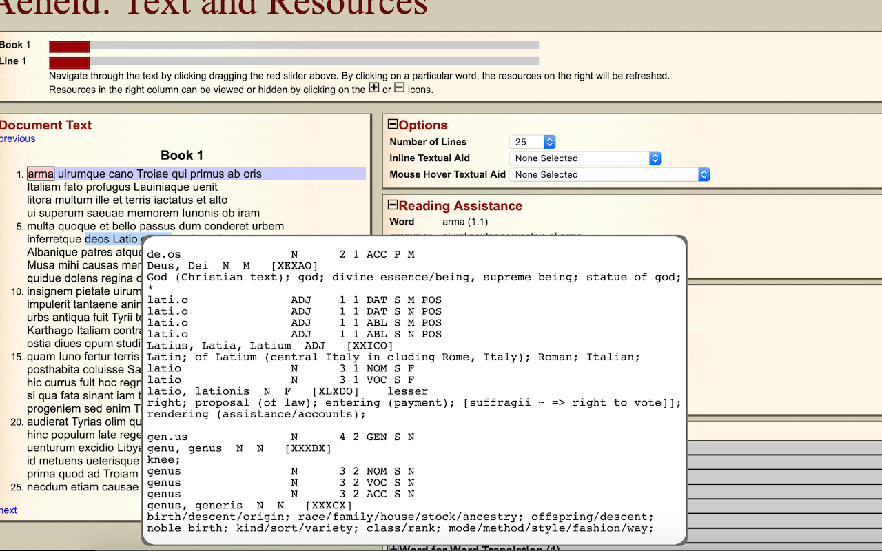 Whitaker's Words Helper chrome谷歌浏览器插件_扩展第1张截图